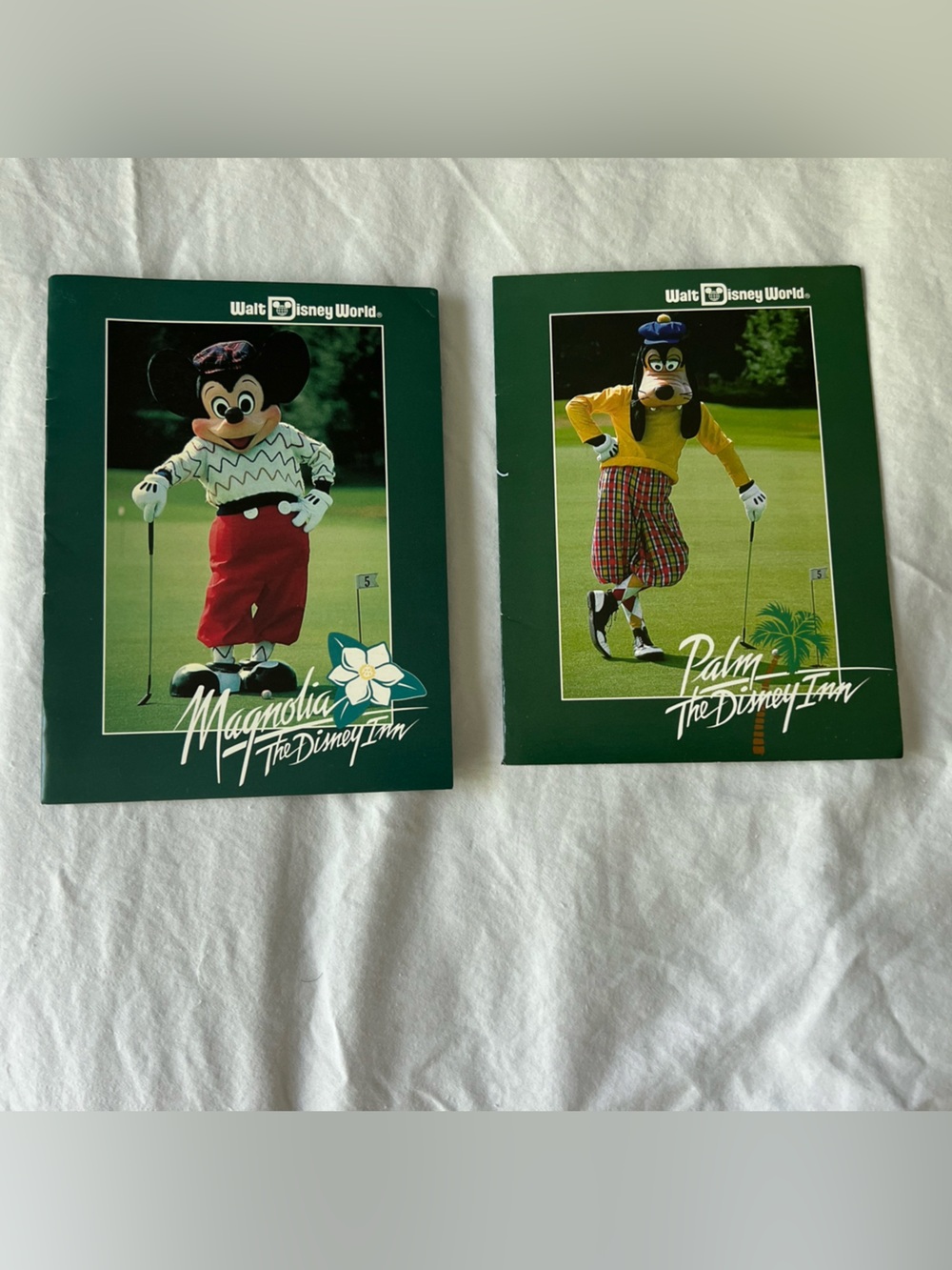 Walt Disney World MAGNOLIA PALM Golf Course Scorecards Vintage Unmarked Mickey